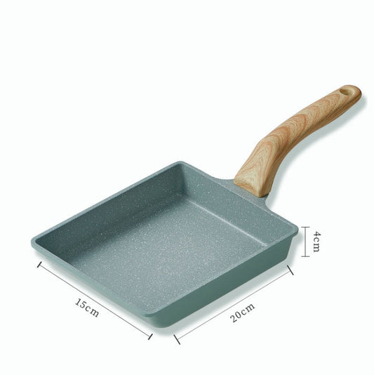 Tamagoyaki Mini Nonstick Pan Flat-Bottomed Breakfast Pan, Long-shaped, Square