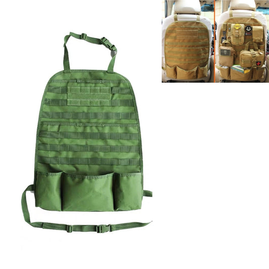 ZY Car Seat Back Storage Hanging Bag, Black, Sand Color, Army Green