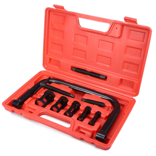 10pcs Valve Clamps Spring Compressor Automotive Tool Set Repair for Car Motorcycle, 9 In 1 Valve Clamps