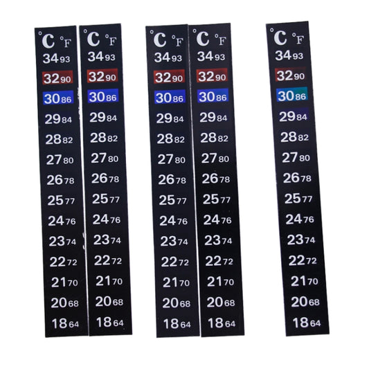 Digital Aquarium Fish Tank Fridge Thermometer Sticker Temperature Measurement Sticker, Aquarium Temperature Measurement