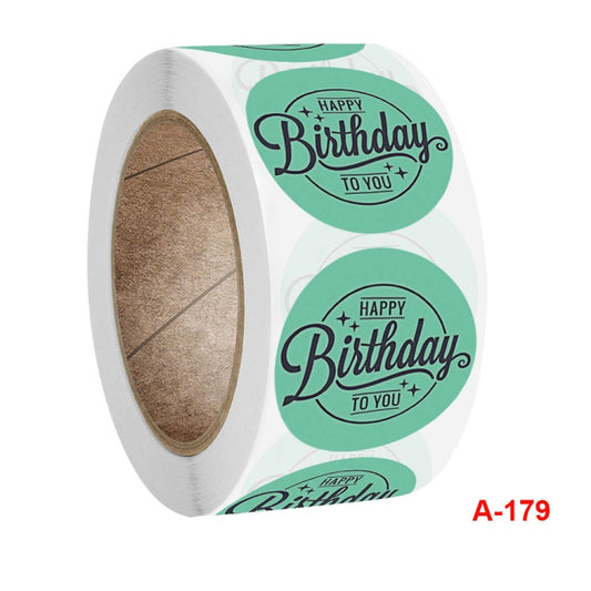 Birthday Party Handmade Stickers Gift Decoration Label, A-179 Sticker