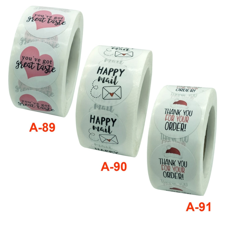 Holiday Gift Baking Envelope Label Sticker, 2.5 cm/1 inch