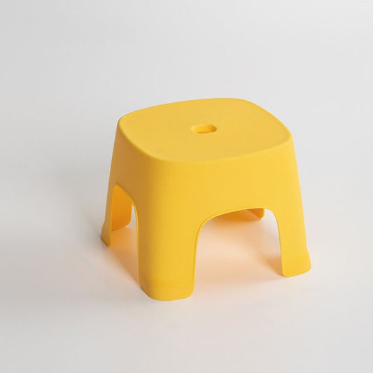 Household Bathroom Row Stools Plastic Stools Thickened Low Stools Square Stools Small Benches, Maple Yellow Children, Retro Red Children, Light Green Children, Black Children, Light Green Adult, Pink Adult, Retro Red Adult, Maple Yellow Adult