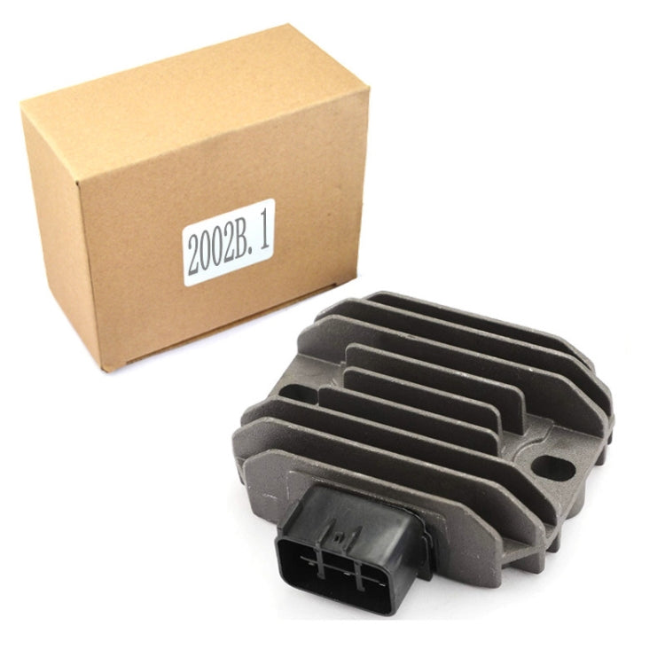 Motorcycle rectifier with shipping box labeled 2002B.1