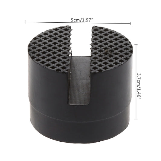 Floor Slotted Car Rubber Jack Pad Frame Protector Adapter Jacking Disk Pad Tool, Rubber Jack
