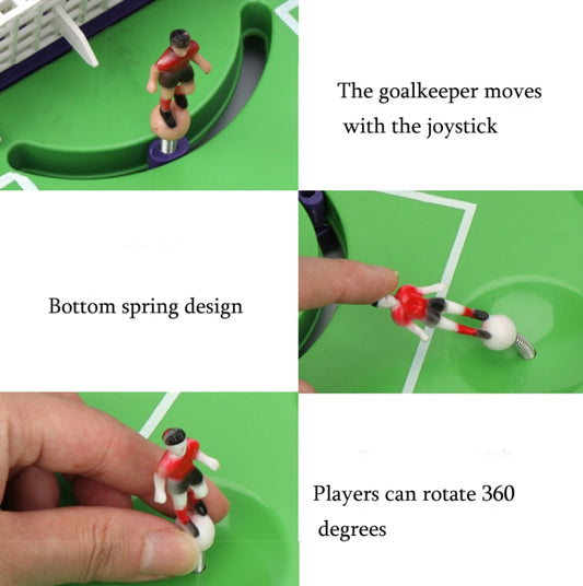 Children Educational Two-Person Battle Scoring Football Toy Parent-Child Interactive Ejection Board Game Toy, Football Field, Football Table