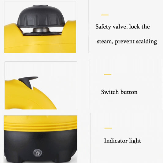 High Temperature Cleaning Machine Household Hand-Held Pressure Washer Steam Cleaning Range Hood,EU Plug, Washer Steam Cleaning Range Hood