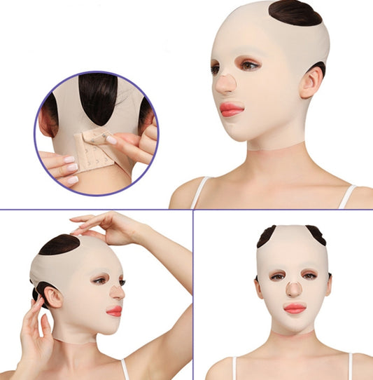 Enhanced Version For Men And Women Face-Lifting Bandage V Face Double Chin Shaping Face Mask, 098 Pink Yellow, 098 Pink White, 074 Skin Tone, 076 M Size, 076 L Size, 090 With Hole, 090 Without Hole, 091 Orange, 072 Pink, 072 White, 073 Pink, 073 White
