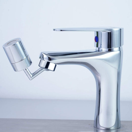 720-Degree Universal Rotating Faucet Anti-Splash Spout Filter Dual-Function Faucet, Three Sections, Two Sections