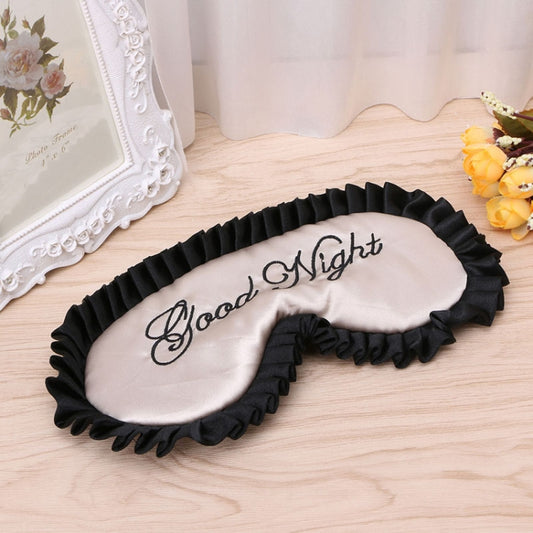 Comfortable Imitation Silk Satin Personalized Travel Sleep Mask Eye Cover