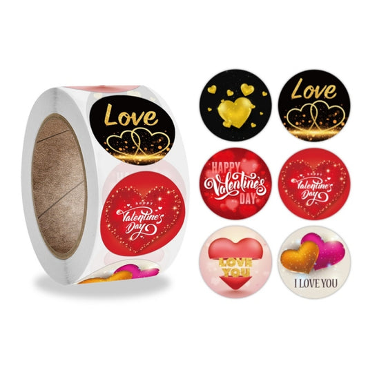 5 PCS Valentines Day Love Stickers Gift Decoration Stickers, Valentines Day Love Stickers