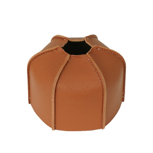 Outdoor Camping Flat Gas Tank Leather Case Camping Steam Lamp Fuel Tank PU Protective Cover, For 230g Gas Tank, For 450g Gas Tank