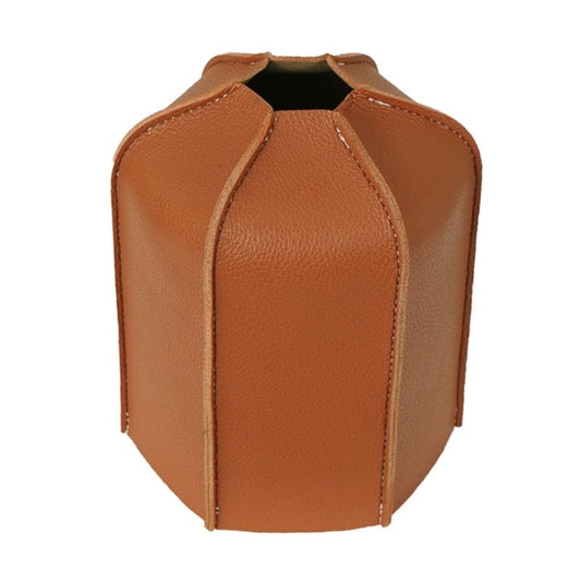 Outdoor Camping Flat Gas Tank Leather Case Camping Steam Lamp Fuel Tank PU Protective Cover, For 230g Gas Tank, For 450g Gas Tank