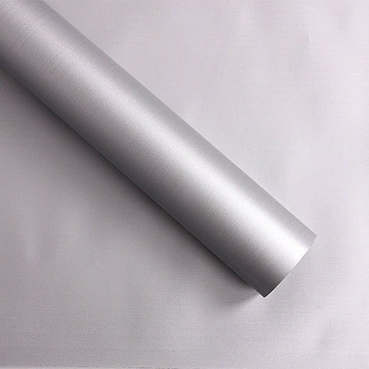 Matte translucent flower wrapping paper, silver gray sheet