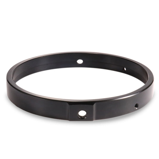 7 Inch Motorcycle Headlight Modification Parts Headlight Ring Bracket, Black, Silver
