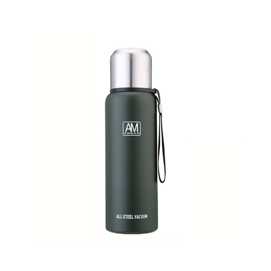 304 Stainless Steel Insulated Mug Large Capacity Sports Water Cup Outdoor Travel Pot, 500ml, 750ml, 1000ml, 1500ml