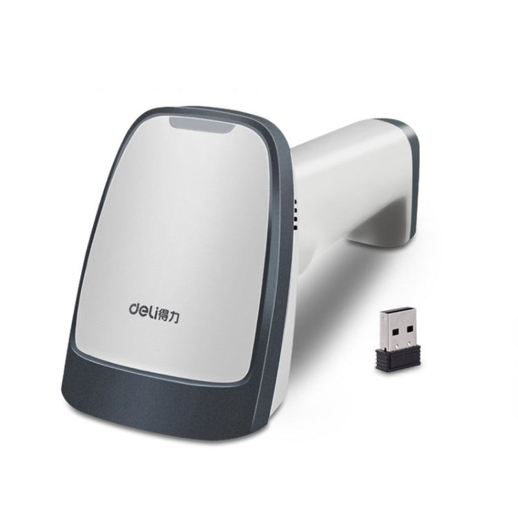 Deli Wired And Wireless Scanner Drugstore Supermarket Catering Logistics Cash Register Scanner, 14882 (Black), 14882 (White), 14882W (Black), 14882W (White)