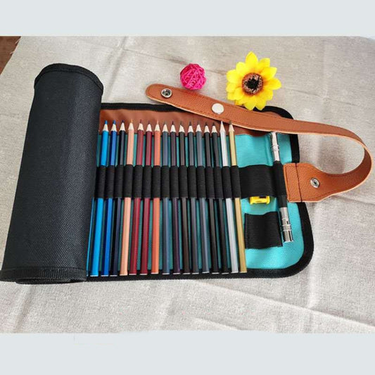 50-Color Hexagonal Oily Colored Pencil Art Drawing Colored Pencil Set, 50-Color Pencil Set