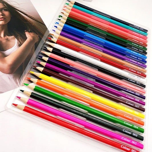 72-color Student Drawing Colored Pencil Full English Version Set, 72-color Pencil English Version Set