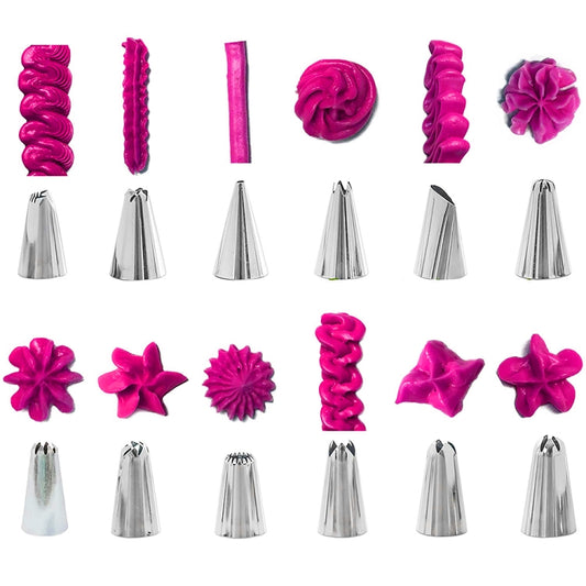 83 in 1 Cake Decorating Mouth Baking Tool Set Icing And Pastry Coloring Utensils, 83 PCS/Set
