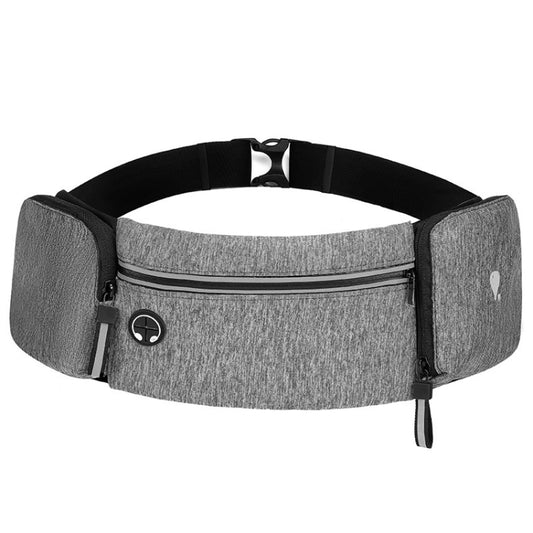 7 inch Outdoor Mountaineering Waist Bag Running Fitness Water Bottle Large Capacity Storage Bag, Black, Light Gray, Gray, Blue, Pink