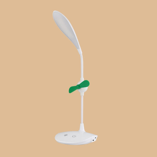 WS-8010 LED Fan Desk Lamp Bedside Desk USB Folding Desk Lamp, Water Drop, Ring, Pen Holder White Fan Blade, Pen Holder Yellow Fan Blade, Pen Holder Blue Fan Blade, Pen Holder Green Fan Blade