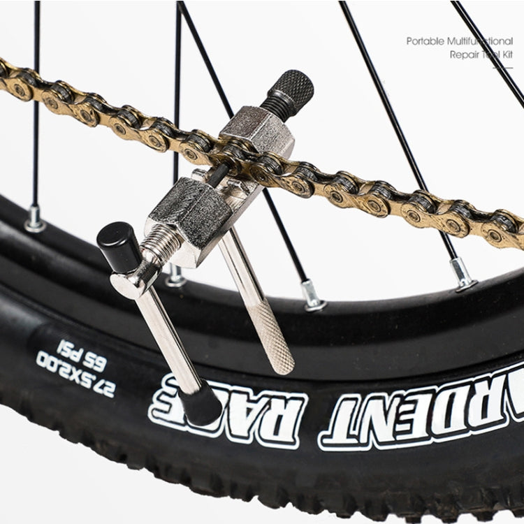 Bicycle chain repair tool with breaker pin