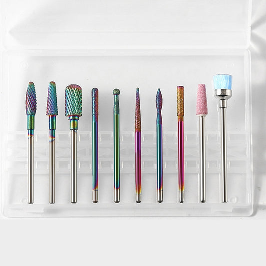 Tungsten Steel Alloy Nail Art Polished Head Set Grinding Machine Drain Brush Dead Polishing Tool, ZH01, ZH02, ZH03, ZH04, ZH05, ZH06, ZH07