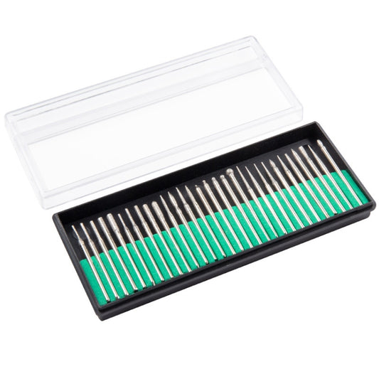 30 Sticks Diamond Nail Polish Heads Set Crystal Phototherapy And Grinding Machine Accessories Tools