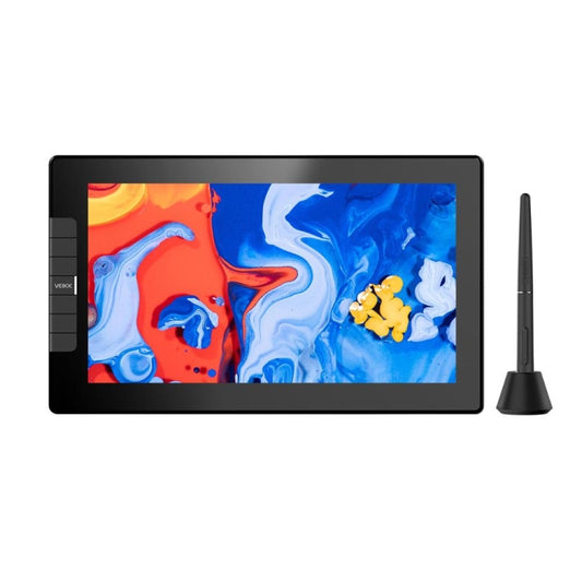 Digital drawing tablet with colorful screen and stylus, VK640