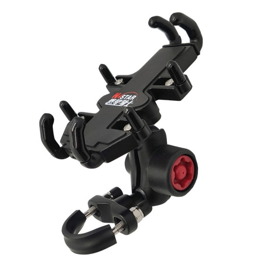 N-STAR NJN002 Motorcycle Metal Aluminum Alloy Universal Anti-Theft Mobile Phone Bracket, NJN002(T-shaped Ball Head Installation), NJN002(Inclined Ball Head Installation)