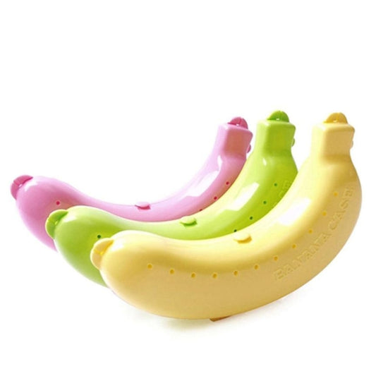 2 PCS Cute 3 Colors Fruit Banana Protector Box Lunch Container Storage Box for Kids