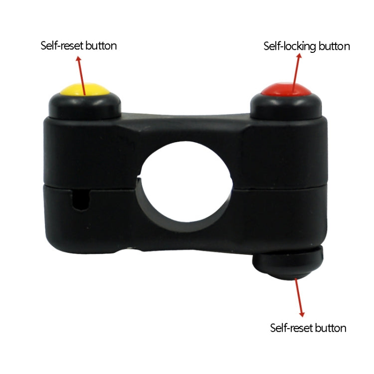Motorcycle Electric Car Modified Accessories Three Button Multi-Function Start Speaker Far Near Light Switches, Three Button Switches