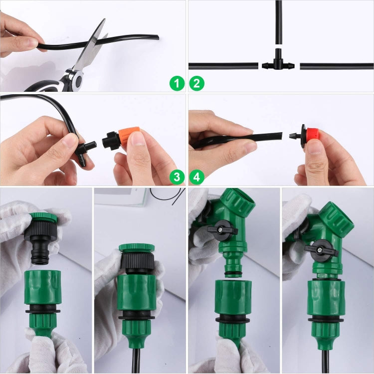 149 In 1 30m Adjustable Dripper DIY Automatic Watering Device Drip Irrigation Kit, 149 In 1