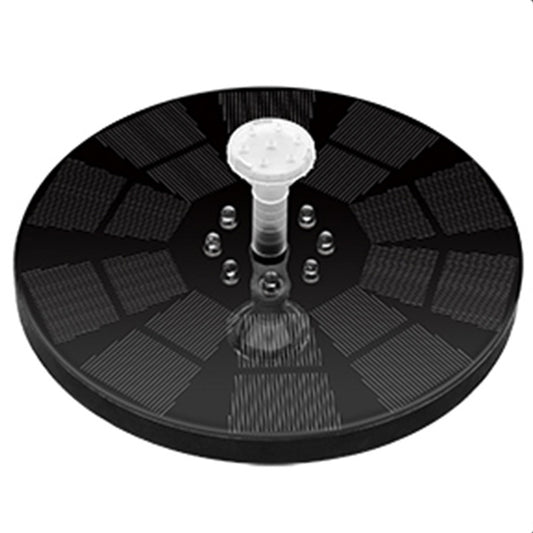 Colorful Lamp Battery Solar Fountain Floating Landscape Fountain, Colorful Lamp Fountain