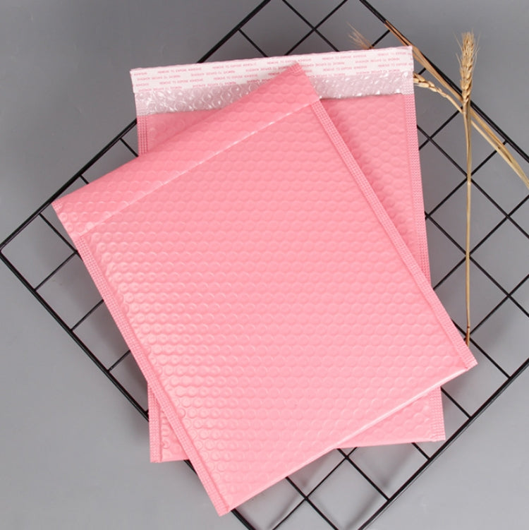 Pink bubble mailer bags stacked, thickened padded co-extrusion film