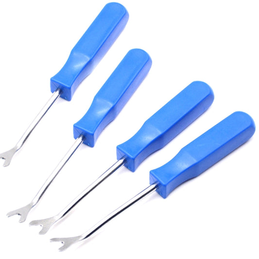 4 PCS Car Door Claw Nail Remover Interior Trim Plate Buckle Tool Glue Screwdriver, 4 PCS