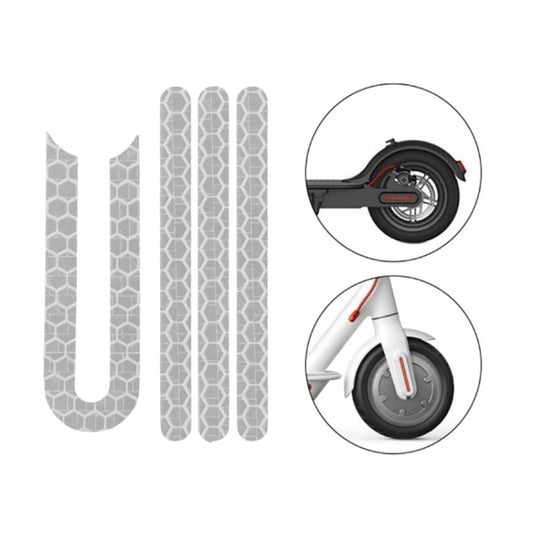 Scooter Stickers Reflective Cursor Scooter Mudguard Reflective Sticker For Ninebot ES2 (Yellow), For Xiaomi Mijia M365 / M365 Pro (White), For Xiaomi Mijia M365 / M365 Pro (Yellow), For Xiaomi Mijia M365 / M365 Pro (Blue), For Ninebot Max G30 (White)