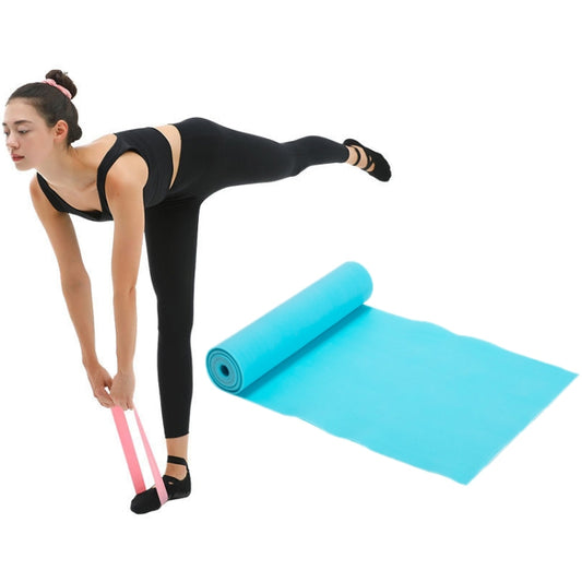 Latex Yoga Stretch Elastic Belt Hip Squat Resistance Band, Specification: 1500x150x0.35mm (Pure Cherry Pink), 1500x150x0.35mm (Pure Cherry Pink), 1500x150x0.35mm (Pure Red), 1500x150x0.35mm (Pure Blue), 1500x150x0.35mm (Pure Purple)