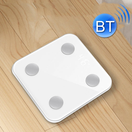 8066 Smart Body Fat Electronic Scale Home Bluetooth Weight Scale, Battery Style(White), Charging Style(White)