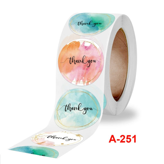 10 Rolls Round Sealing Sticker Thank You Sticker Crafts Gift Decoration Sticker, 2.5cm / 1 Inch, 3.8cm / 1.5 Inch