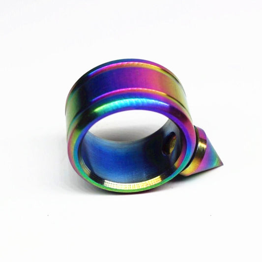 2 PCS Stainless Steel Self-Defense Ring Outdoor EDC Personal Protection Tool