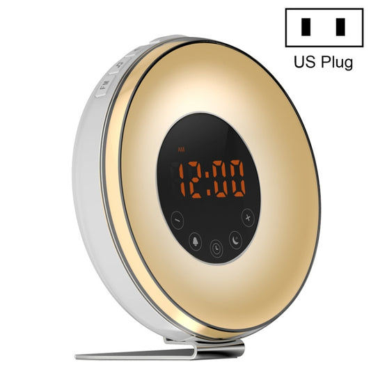 Simulated Sunrise And Sunset Sleep Light Alarm Clock with FM Radio, US Plug, EU Plug, UK Plug, AU Plug