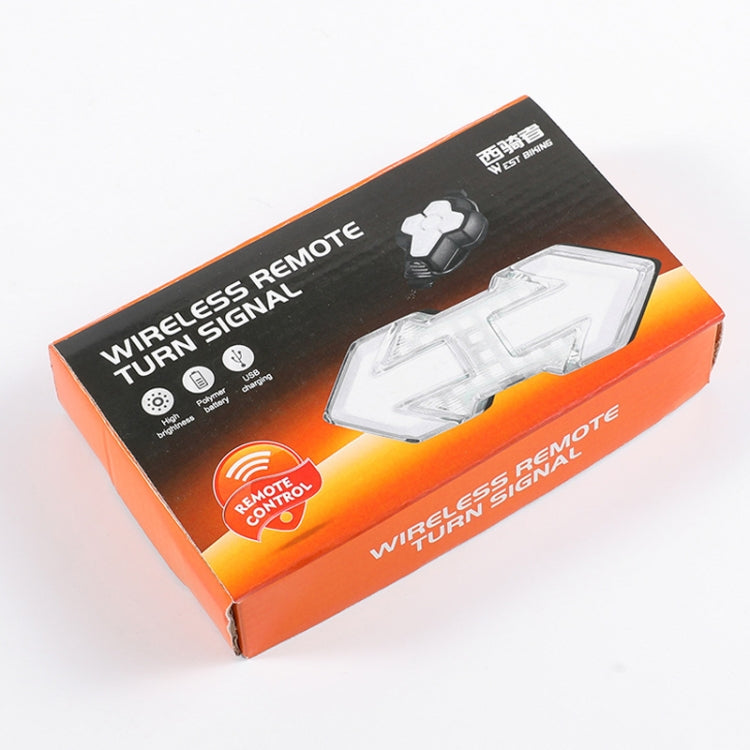 WEST BIKING YP0701299 Bicycle Remote Control Tail Light Night Riding Warning Light, YP0701299