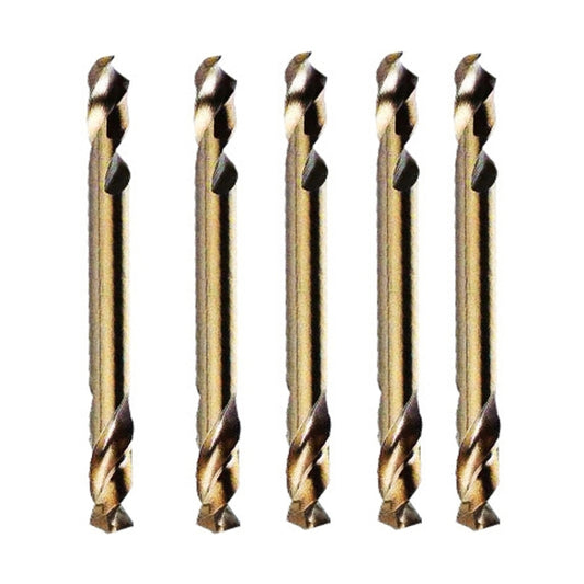 5pcs M35 Cobalt-Containing Twist Drill Bit High-Speed Steel Double Head Metal Steel Plate Expansion Hole Drill, Model: Double Head 3.0mm, Double Head 3.0mm, Double Head 3.2mm, Double Head 3.5mm, Double Head 4.0mm, Double Head 4.2mm, Double Head 4.5mm
