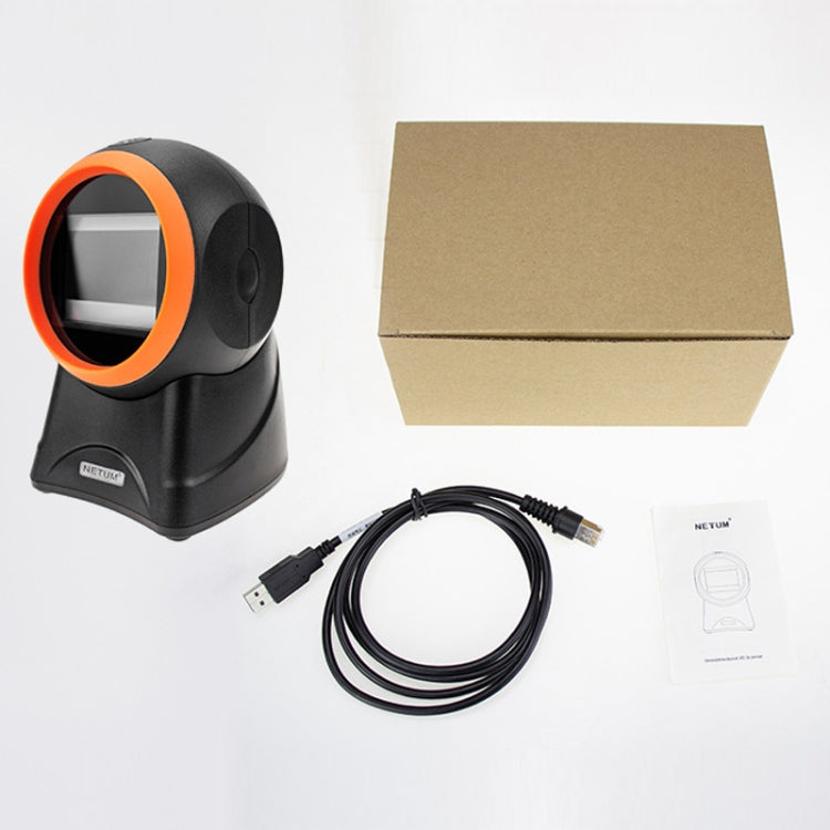 NETUM 2055 Supermarket Cashier Barcode QR Code Scanner Desktop Vertical Scanner, Specification: Regular Version, Enhanced Version, Extreme Version, Regular Version