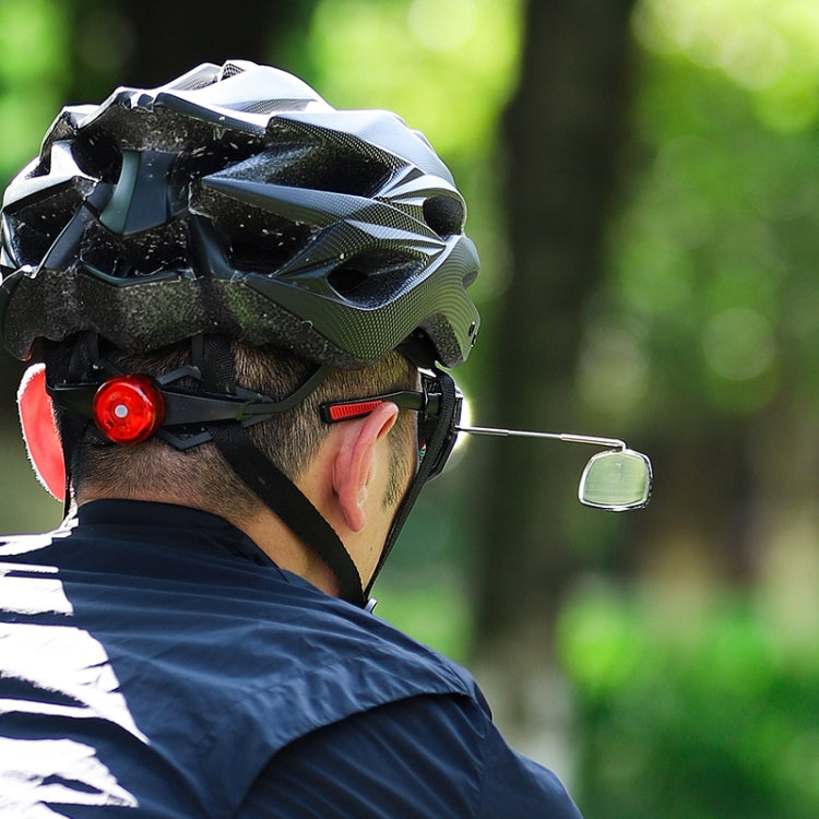 WEST BIKING Bicycle Riding Glasses Mini Rearview Mirror Multi-Angle Adjustable Flat Mirror, Helmet Mini Rearview Mirror