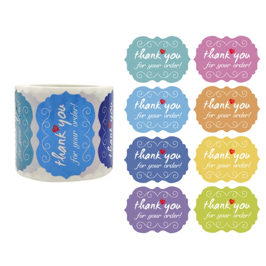 Thank You Sticker Seal Sticker Cake Decoration Label, K-112 Sticker