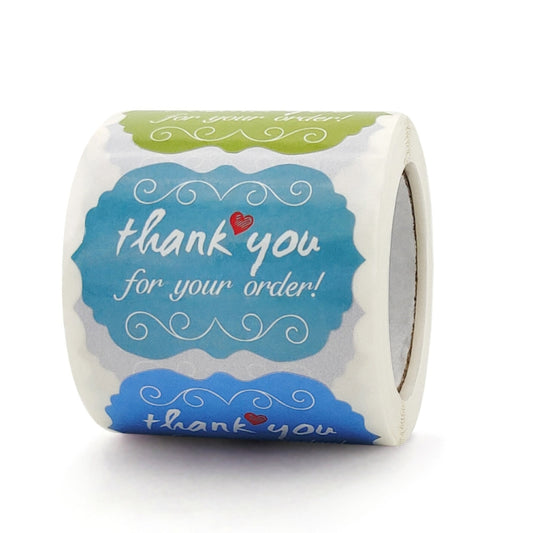 Thank You Sticker Seal Sticker Cake Decoration Label, K-112 Sticker