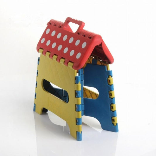 Portable Thick Plastic Kids folding Stool Outdoor Activity Tool Home Traveling Necessity, Color Random Delivery, Folding Stool